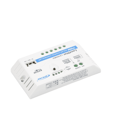 Controlador Solar PWM / 10A / 12/24V / Puerto USB / Indicadores LED / Tierra Positivo Común imagen 4