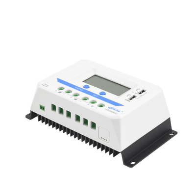Controlador Solar PWM / 30A / 12/24V/36/48V / Doble USB / Pantalla LCD / Tierra Positivo Común imagen 2