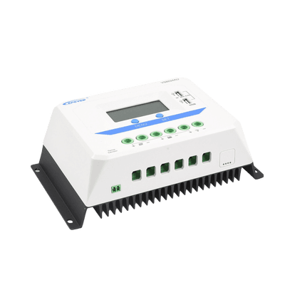 Controlador Solar PWM / 60A / 12/24V / Doble USB / Pantalla LCD / Tierra Positivo Común imagen 3