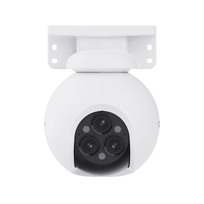 Cámara PT / Wi-Fi / Triple Lente / Panorámica 360° / Resolución 2k+ / Visión Nocturna a color  / IA Detección de Humanos y Vehiculos / Alarma con Sirena y Luz / IP67 imagen 2