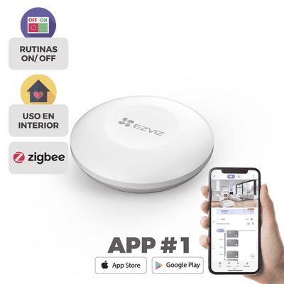 Botón de Emergencia Inalambrico / Compatible con Kit de Alarmas EZVIZ / Protocolo Zigbee imagen 5