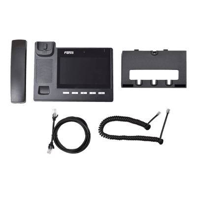 Teléfono IP Ejecutivo Para 6 Líneas SIP con Video Conferencia HD720, Pantalla Multi-Touch, Voz HD y Conferencia de 10 vías con Soporte Para PoE imagen 2