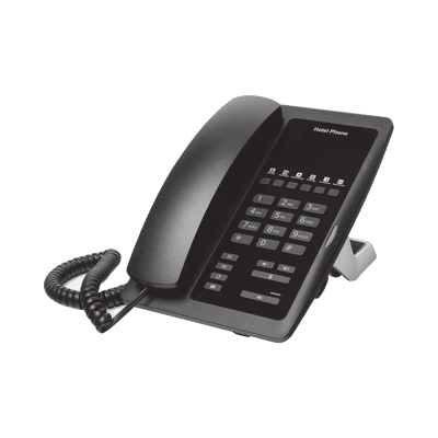 Teléfono IP para Hotelería, profesional con 6 teclas programables para servicio rápido (Hotline), plantilla personalizable con PoE imagen 6