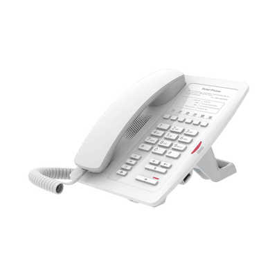 Teléfono IP WiFi para Hotelería, profesional con 6 teclas programables para servicio rápido (Hotline), plantilla personalizable con PoE imagen 3