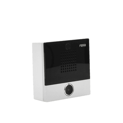 Mini Intercomunicador para hotelería y hospitales, con diseño elegante, PoE, 1 botón, 1 relevador integrado de salida y entrada. imagen 4