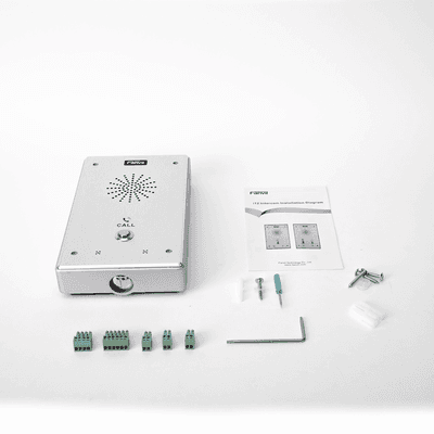 Intercomunicador IP, 2 líneas SIP, 2 relevadores con botón para llamada, anti-vandálico, IP65 e IK10, PoE imagen 5