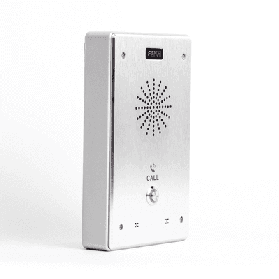Intercomunicador IP, 2 líneas SIP, 2 relevadores con botón para llamada, anti-vandálico, IP65 e IK10, PoE imagen 2