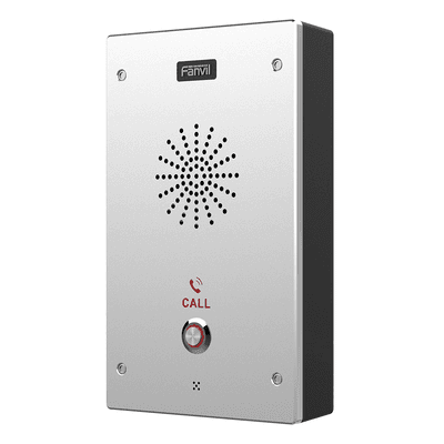 Intercomunicador IP, 2 líneas SIP, 2 relevadores con botón para llamada, anti-vandálico, IP65 e IK10, PoE imagen 2
