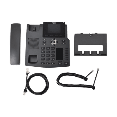 Teléfono IP empresarial para 4 líneas SIP con 2 pantallas LCD, 6 teclas BLF/DSS, conferencia de 3 vías, PoE imagen 8