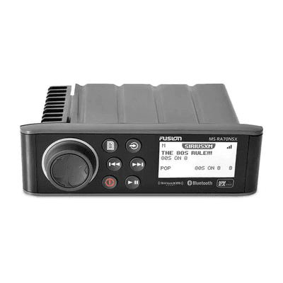Sistema de Audio Marino MS-RA70 / Pantalla LCD Monocroma 2.6" / Tecnología Multi-Zone™️ 2 Zonas / Potencia Pico 200 W / Bluetooth® y ANT® / Compatible con SiriusXM y DAB+ / IPX7 / USB para Actualizaciones imagen 5