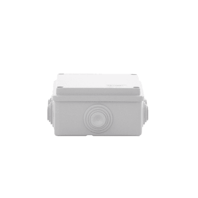 Caja Estanca de PVC Para Derivación y Conexión, 6 Entradas, Tapa Atornillada,100x100x50 mm (Área Interna), Uso Exterior IP55, Material que no Propaga el Fuego y Libre de Hálogenos imagen 3