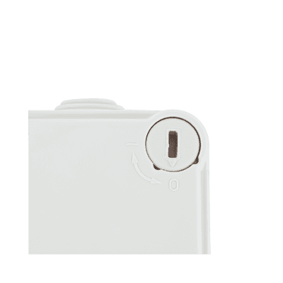 Caja Estanca de PVC Para Derivación y Conexión, 6 Entradas, Tapa con Tornillo de 1/4" de Vuelta, 100x100x50 mm (Área Interna), Uso Exterior IP55, Material que no Propaga el Fuego y Libre de Hálogenos imagen 8