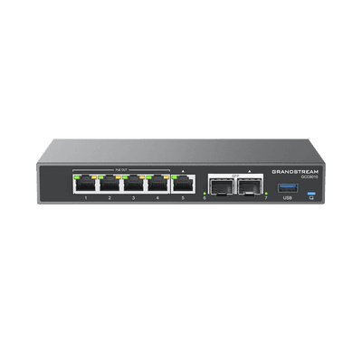 4 en 1: Firewall Nueva Generación, Router, IP PBX (24 usuarios / 8 llamadas), Switch Gigabit de 5 Puertos (4 PoE) y 2 Puertos SFP 2.5 Gigabit imagen 6