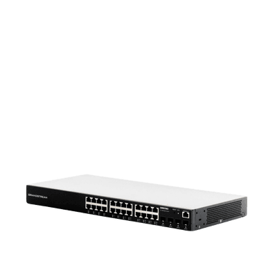 Switch Gigabit Administrable / 24 puertos 10/100/1000 Mbps + 4 Puertos SFP Uplink / Compatible con GWN Cloud. imagen 2