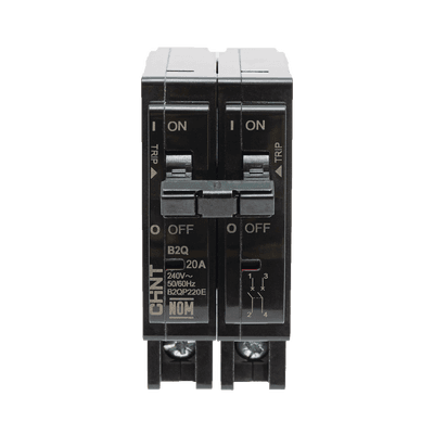 Interruptor Termomagnético Enchufable, Serie: B2Q, 2P, 20A, 240V (SKU:1002279) imagen 2