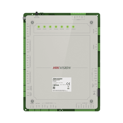 Controlador de Acceso 2 Puertas Administrable en la Nube con Hik-Connect Teams / Interfaz Web / 4 Lectores de Huella o Tarjeta / 100,000 Tarjetas / 10,000 Huellas / Incluye Gabinete y Fuente de Alimentación 12 Vcd 8 A / Soporta Batería de Re imagen 2