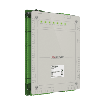 Controlador de Acceso 2 Puertas Administrable en la Nube con Hik-Connect Teams / Interfaz Web / 4 Lectores de Huella o Tarjeta / 100,000 Tarjetas / 10,000 Huellas / Incluye Gabinete y Fuente de Alimentación 12 Vcd 8 A / Soporta Batería de Re imagen 4