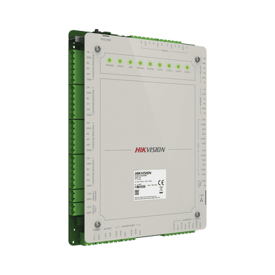 Controlador de Acceso 4 Puertas Administrable en la Nube con Hik-Connect Teams / Interfaz Web / 8 Lectores de Huella o Tarjeta / 100,000 Tarjetas / 10,000 Huellas / Incluye Gabinete y Fuente de Alimentación 12Vcd 8 A / Soporta Batería de Res imagen 3