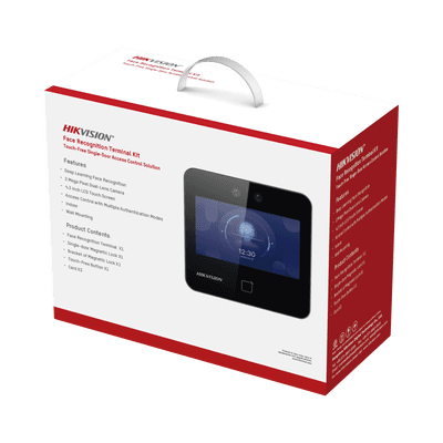 Kit de Control de Acceso TODO INCLUIDO con Lector de Rostros, QRs y Tarjetas / 1,500 rostros / Compatible con App HIKConnect /Incluye Electroimán  Botón de Salida y Montajes Z y L para imán / HIK-IA imagen 2