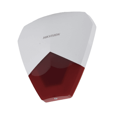 Sirena Estrobo Cableada Hikvision DS-PS1-R / 105 dB / LED Rojo / IP54 / 12V CC / Compatible con Paneles de Alarma imagen 3