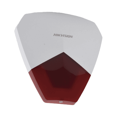 Sirena Estrobo Cableada Hikvision DS-PS1-R / 105 dB / LED Rojo / IP54 / 12V CC / Compatible con Paneles de Alarma imagen 2
