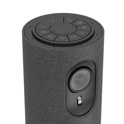 Cámara de Videoconferencia Portátil / Resolución de 2 Megapixel (Full HD) / 4 Micrófonos / Altavoz 5 W / Conexión USB / Control Remoto / Plug and Play  / Movimiento PTZ imagen 3