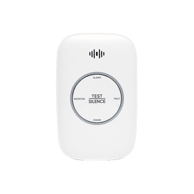 (HikFire) Detector de Gas Natural Metano (CH4) / Alarma Temprana / Salida para cierre de Válvula y/o  activación de Ventilador / Protección IP30 / Alarma de 70dB a 115dB a 1 metro de distancia imagen 2
