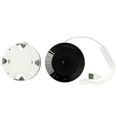 (HikFire) Mini Fisheye IP 4 Megapixel con Detector de Humo Puntual  / Autónomo / Entrada y Salida de Alarma / 15 mts IR / PoE / WDR 120 dB / Alarma de 85 dB / MicroSD 128GB / Compatible con Hik-Connect imagen 4
