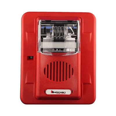 Sirena Estrobo, 24 Vcd, Multi-Candela 15 hasta 110 cd, Montaje En Pared, Color Rojo, Serie HEC3 (0500-06020), Hochiki imagen 2