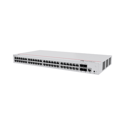 Switch de Acceso Gigabit Administrable  Capa 2 / 48 puertos 10/100/1000 Mbps / 4 Puertos 1GE SFP Uplink / ERPS  / IMGP Snooping / DHCP Snooping / Administración Nube Gratis