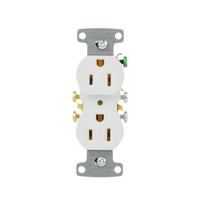 Contacto Duplex 15A 125V/ 2 Polos 3 Hilos/ Nema 5-15R/ Color Blanco. imagen 5