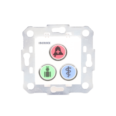 Modulo de 3 Botones iluminados con Lector RFID 125 KHz / Alarma / Cancelar y Código Azul / BUS RS485 / Compatible con NX0019/B, NX1021 y NX0015 imagen 6