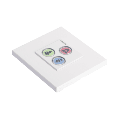 Modulo de 3 Botones iluminados con Lector RFID 125 KHz / Alarma / Cancelar y Código Azul / BUS RS485 / Compatible con NX0019/B, NX1021 y NX0015 imagen 3