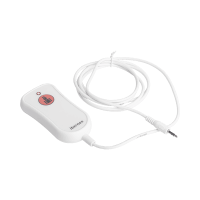 Pulsador de Llamada para Paciente Encamado — Botón Braille, Resistente a Líquidos y Fácil de Localizar en la Oscuridad