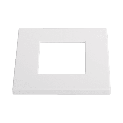 Marco Embellecedor Individual / 91 x 85 x 7 mm / Apertura 44 x 44 mm / Compatible con 10+ Módulos Helpnex / IP / PoE imagen 2