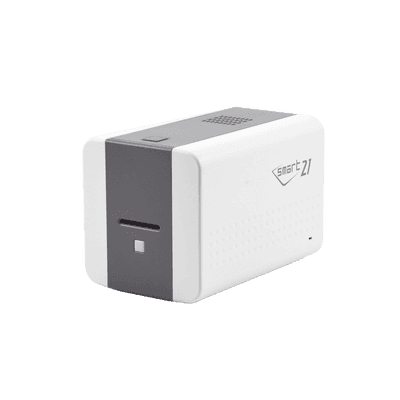 Impresora de Tarjetas Semi- automática SMART21 / Ingreso de Tarjetas Manual/Incluye Ribbon, Software y 100 Tarjetas PVC imagen 4