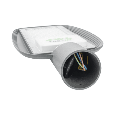 Luminaria LED  de 100 W / 100 - 265 V CA~50/60 Hz / Fotocelda  / Color Blanco/ Dimensiones 200 x 465 x 78 mm / Ángulo de Luz 135°. imagen 4
