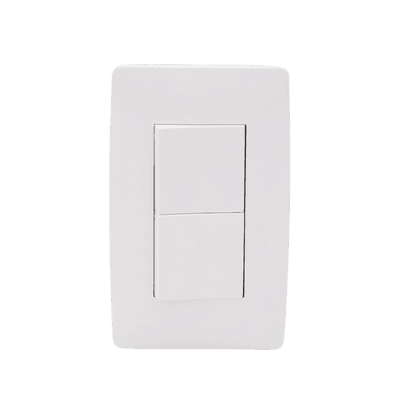 Apagador Escalera Doble de 10 A/ 127 V CA ~ 60 Hz / 1 1/2 Módulos / Color Blanco. imagen 3