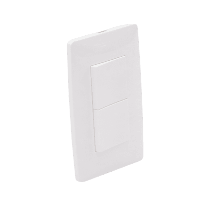 Apagador Escalera Doble de 10 A/ 127 V CA ~ 60 Hz / 1 1/2 Módulos / Color Blanco. imagen 4