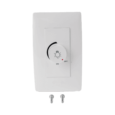 Dimmer Rotativo para Lámpara Incandescentes / 300 W 127 V CA / Color Blanco. imagen 6