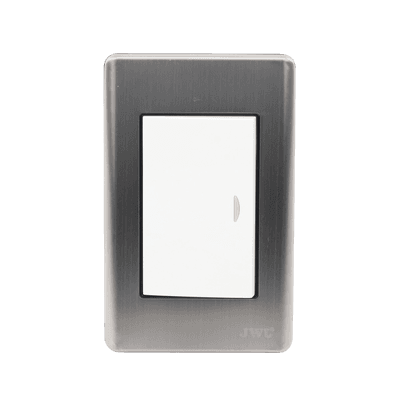 Apagador Sencillo de 10 A 127 V CA ~ 60 Hz / Placa de Acero. imagen 2