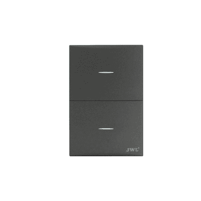 Placa con2 Interruptores Escalera  10 A 127 V  60 Hz.