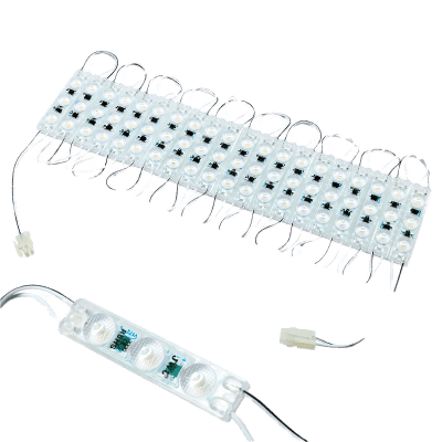 Módulos LED Resistente a Intemperie / 4500 Lúmenes / 110V / Luz Cálida 2 700 K / Hasta 20 Módulos en Serie / No Requiere Transformador.