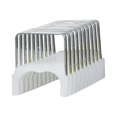 Paquete de 300 Grapas con Aislamiento, para Cables NM (RomexÆ) como 14/3, 14/3G, 12/3 y otros cables de hasta 11/32 x 19/32 (9 mm x 15 mm / 0.35 x 0.59 pulgadas). imagen 2