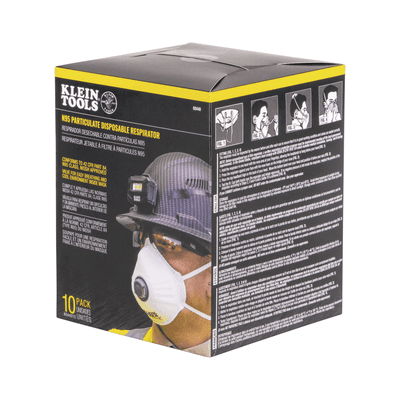 Respirador Cubre Boca Desechable N95 Ideal para el Trabajo. Paquete de 10 Piezas imagen 5