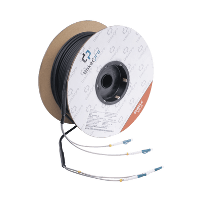 Carrete de Fibra Óptica Monomodo con Conectores LC-LC Duplex, Reforzada con Kevlar, de 100 Metros (328.08 Pies), Para Instalaciones Subterráneas por Tubería imagen 2