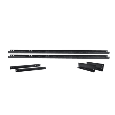 Rack de 2 Postes, Estándar 19", 45 Unidades, Fabricado en Acero, Base "L" para Anclar a Piso. imagen 2
