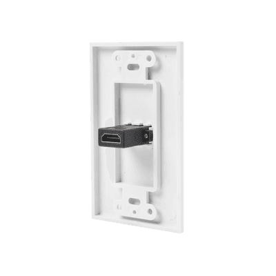 Placa de Pared 1 Puerto HDMI Hembra a Hembra imagen 3