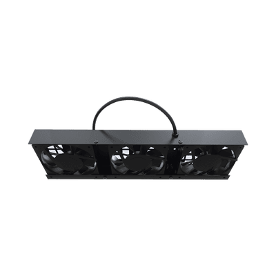 Kit de 3 Ventiladores 110 Vca (12 x 12 cm) con Clavija para Gabinete de Piso imagen 3