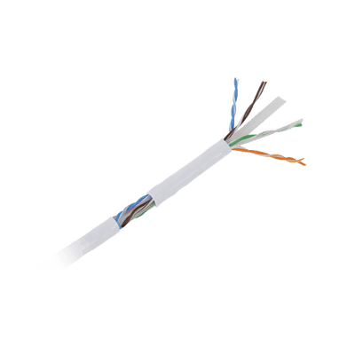 Bobina de Cable UTP de 305 Metros (1000 Pies) Cat6 Aleación de Cobre y Aluminio (CCA), Color Blanco, Uso Exclusivo Interior imagen 4